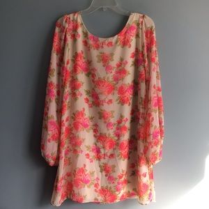 Nymphe floral sheath dress M